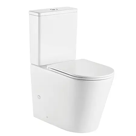 Унитаз-компакт Azario Ветро 380х605х825 напольный, безободковый, слив "ТОРНАДО", в комплекте с бачком и быстросъемным сиденьем микролифт (AZ-2149- UQ)