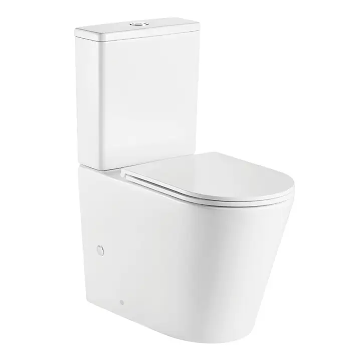 Унитаз-компакт Azario Ветро 380х605х825 напольный, безободковый, слив "ТОРНАДО", в комплекте с бачком и быстросъемным сиденьем микролифт (AZ-2149- UQ)