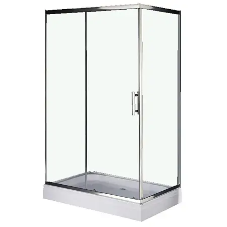Душевое ограждение Loranto 120х80х195, поддон 13 см (CS-8021S)