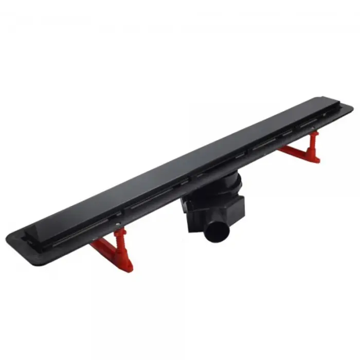 Трап для душа Pestan Confluo Frameless Line 750 Black Glass с решеткой (13701205)