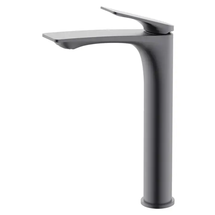 Cмеситель для раковины-чаши Azario Ларси высокий, керамический картридж, графит (AZ-K9049GR)