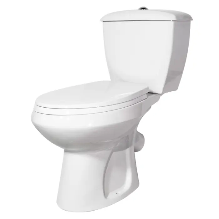 Унитаз-компакт Элисса Стандарт, нижний подвод, косой выпуск, с сиденьем, белый (43301130202)