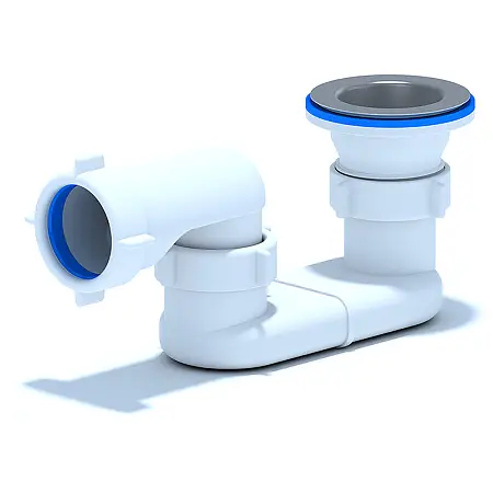 Сифон для душевого поддона Ани Пласт плоский 1 1/2 (E010)