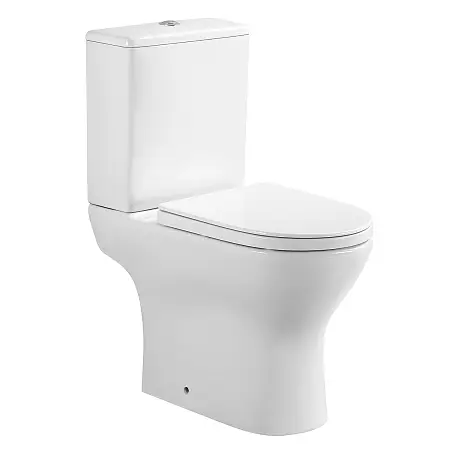 Унитаз-компакт Azario Мист 385х610х800 безободковый, система смыва "Скрытое Торнадо", с быстросъемным сиденьем "Микролифт" (AZ-45T)