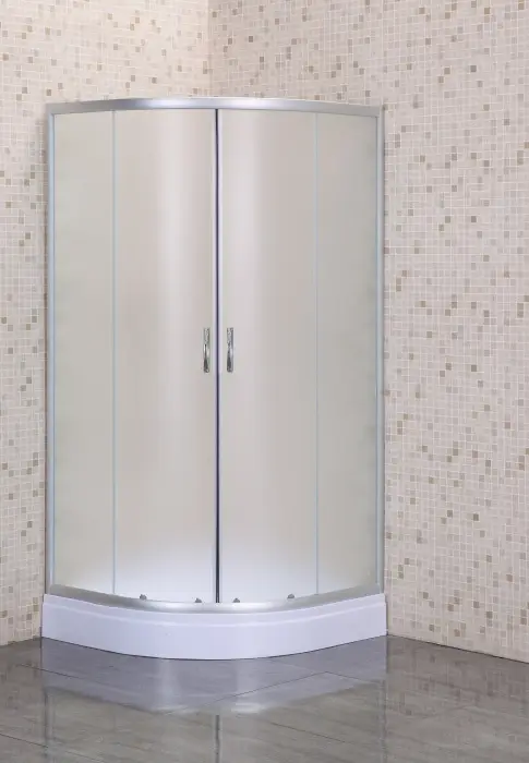 00050519 Душевое ограждение CS-8015S 9090195 низ.поддон 13 см, стекло 4 мм ФОТО