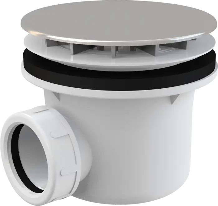 Сифон для душевого поддона Alcadrain, хромированный (A49CR)