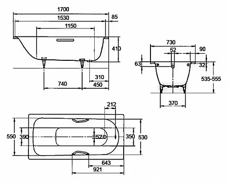 Kaldewei_Saniform_Plus_170-73