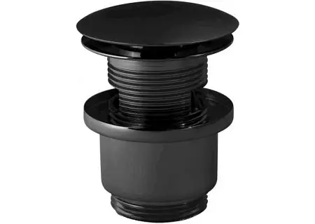 Донный клапан Paffoni click-clack, черный матовый (ZSCA050NO)