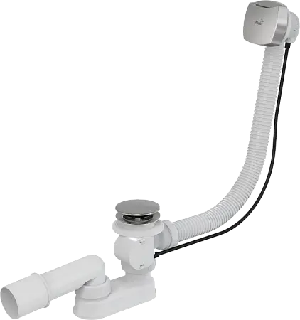 Слив-перелив Alcadrain для ванны, автомат, хром (A51CRM