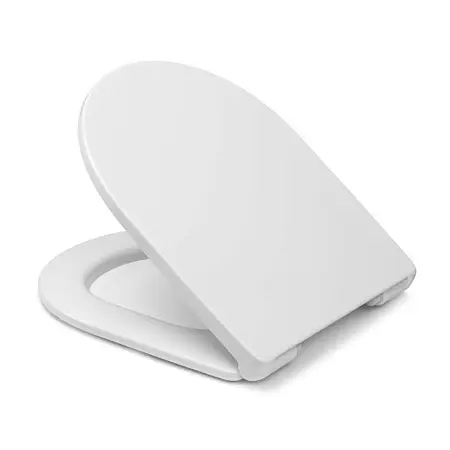 Сиденье Haro "Punto" 365х444,6, с микролифтом, быстросъемное, дюропласт, белый (547664)