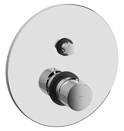 Смеситель для душа Paffoni LIGHT встраиваемый, на 2 выхода, девиатор-кнопка, хром (JO015CR)