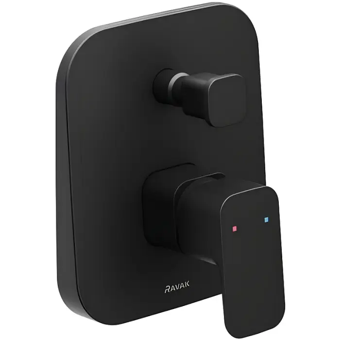 Смеситель для душа Ravak 10° Free black-TD F 061.20 скрытый монгтаж, керамический картридж,черный матовый (X070156)